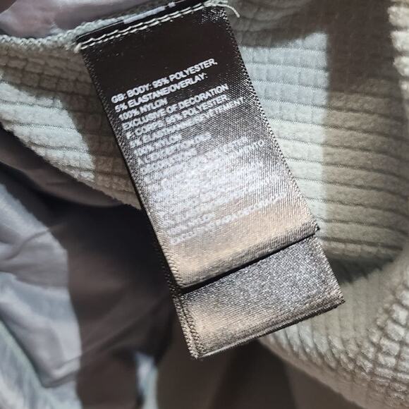 The North Face Women's Winter Warm 1/4 Zip Light Gray/Blue Size XS - Picture 7 of 7